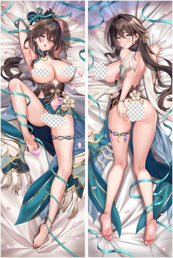 Honkai: Star Rail Ruan Mei with Double Sides Zipper to make love Anime Dakimakura Pillow Case image 0