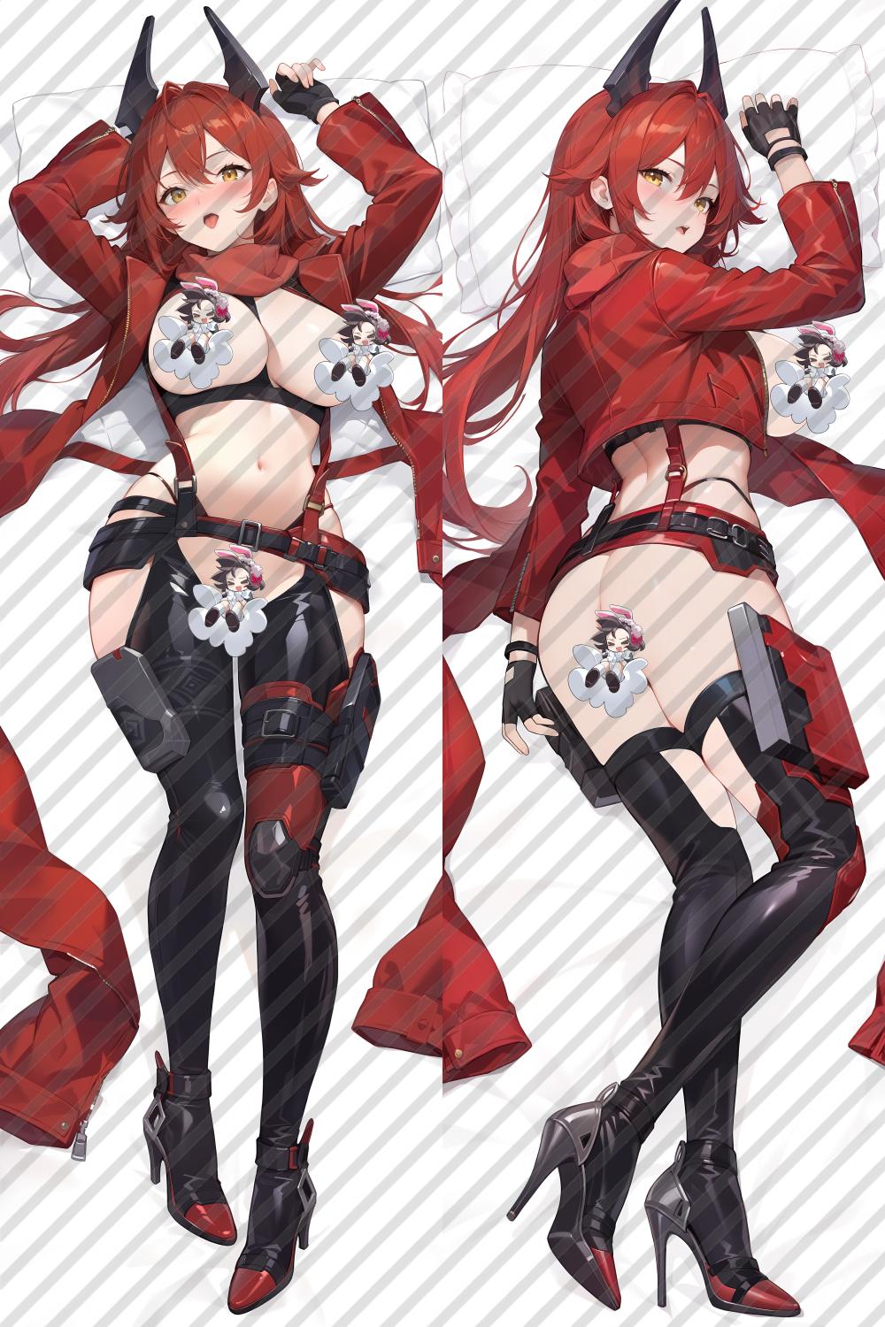 Goddess of Victory: Nikke with Double Sides Zipper to make love Anime Dakimakura Pillow Case image 0