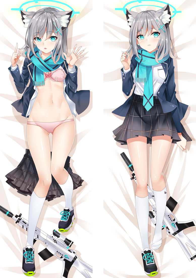 Blue Archive Shiroko Anime Dakimakura Body Pillow Cover image 0