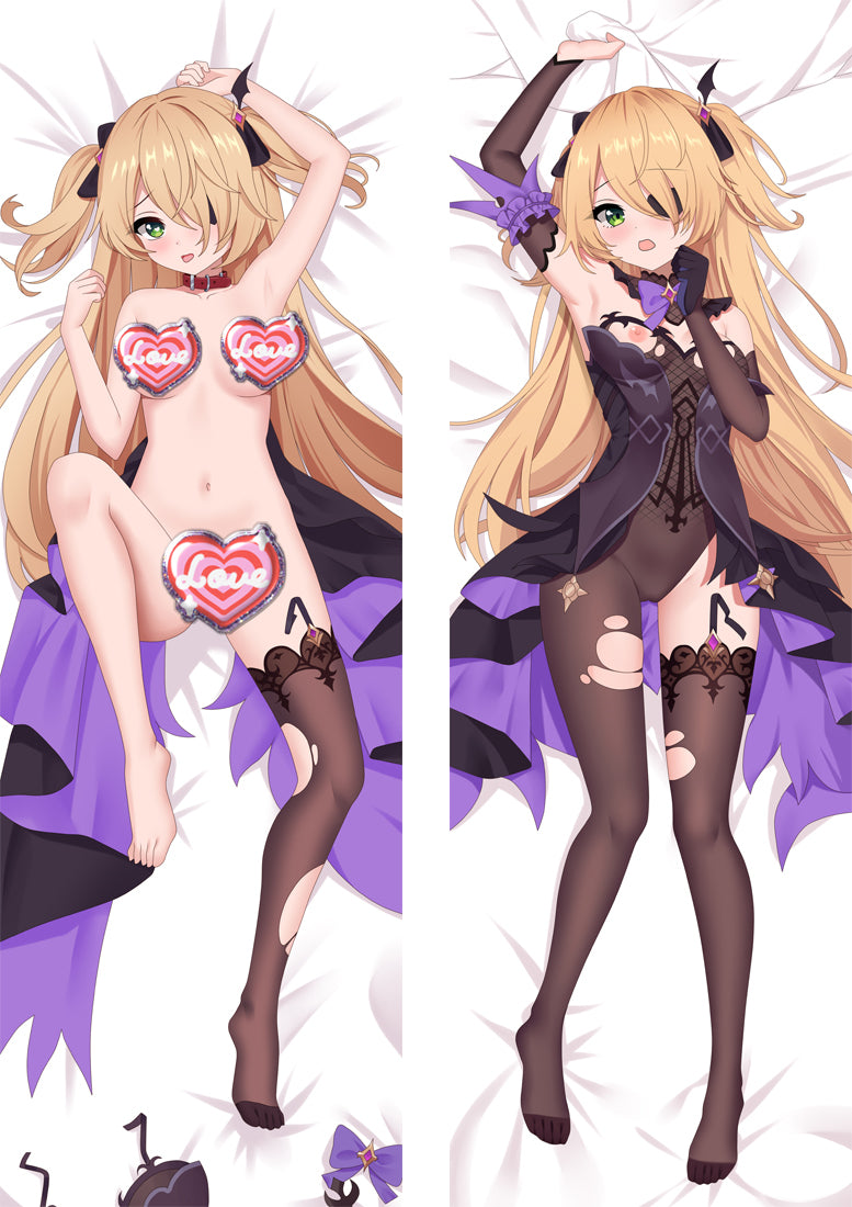 Genshin Impact Fischl Anime Dakimakura Pillow Cover image 0