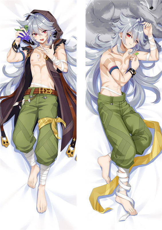 Genshin Impact Razor Dakimakura Body Pillow Cover image 0