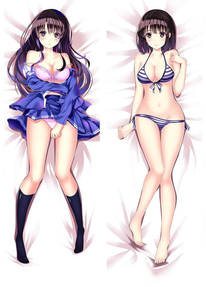 Saekano: How to Raise a Boring Girlfriend Megumi Kato Anime Dakimakura Pillow Case image 0