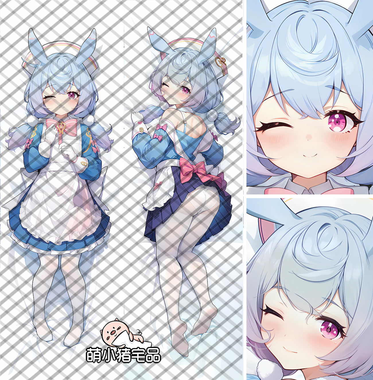 Genshin Impact Sigewinne Anime Dakimakura Pillow Cover image 0