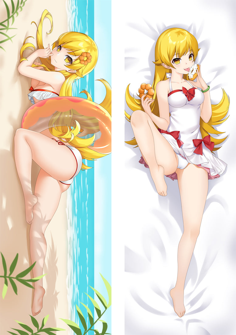 Bakemonogatari Shinobu Oshino Anime Dakimakura Body Pillow Cover image 0