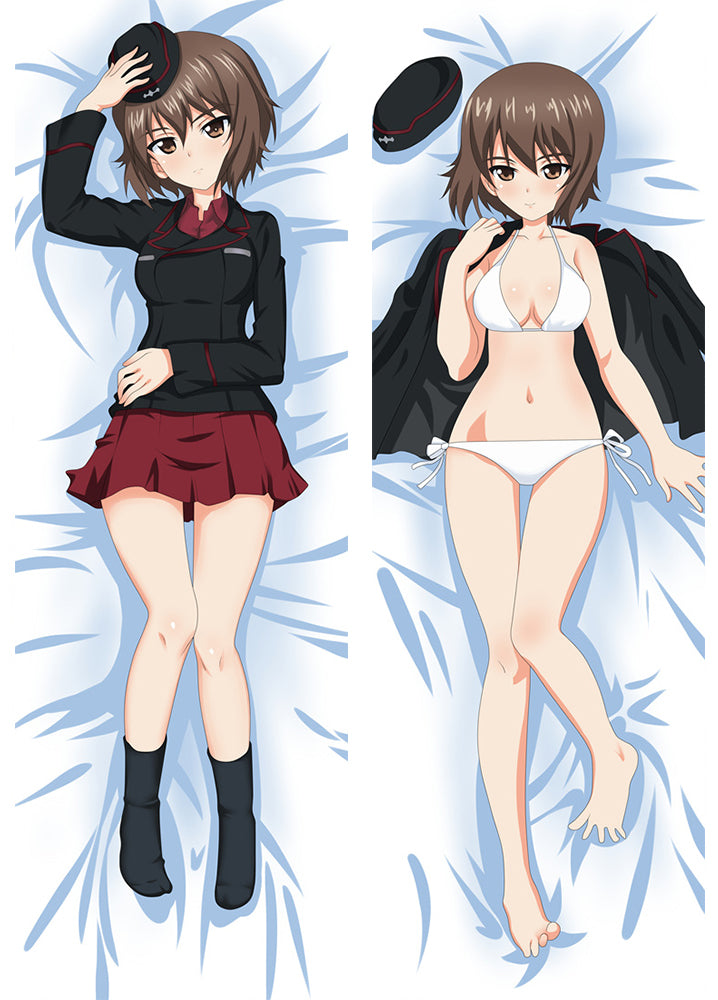 Girls und Panzer Maho Nishizumi Anime Dakimakura Pillow Cover image 0