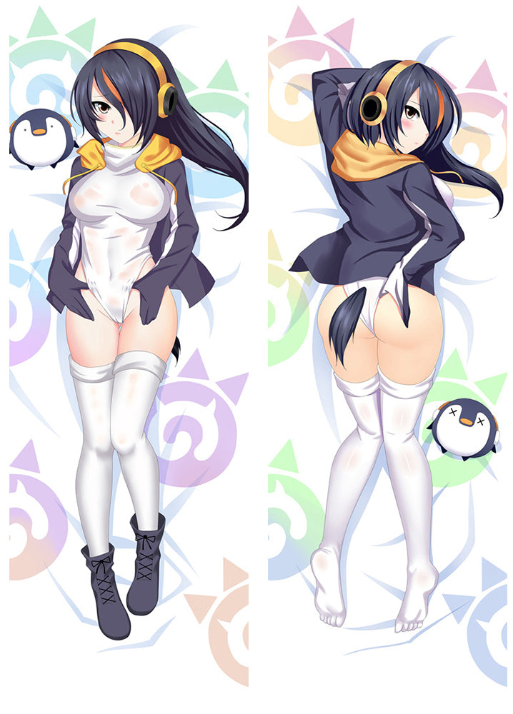 Newly Anime Kemono Friends Emperor Penguin Dakimakura Hugging Body Pillow Cover image 0