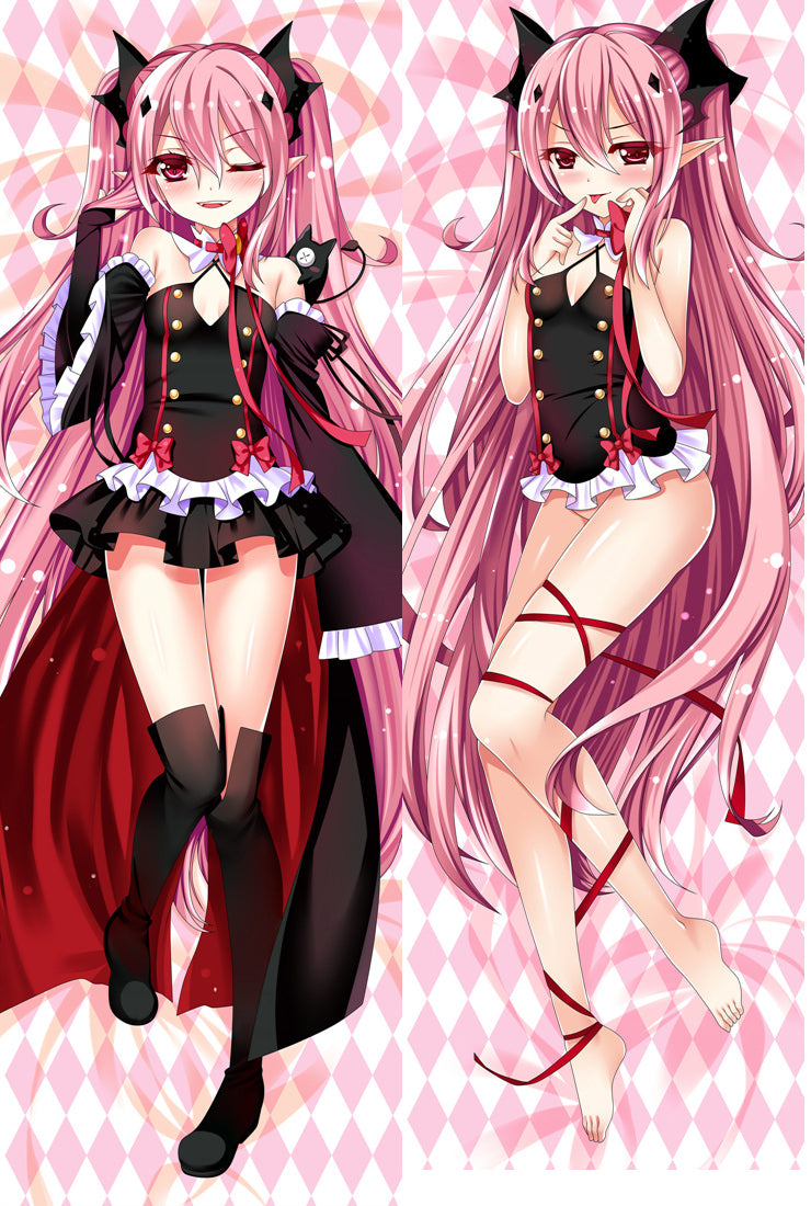 Seraph of the End Krul Tepes Anime Dakimakura Pillow Case image 0