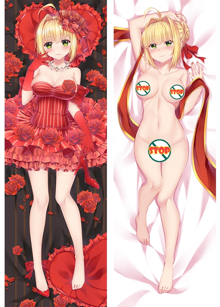Fate Grand Order FateGO FGO Nero Claudius Anime Dakimakura Pillow Case image 0