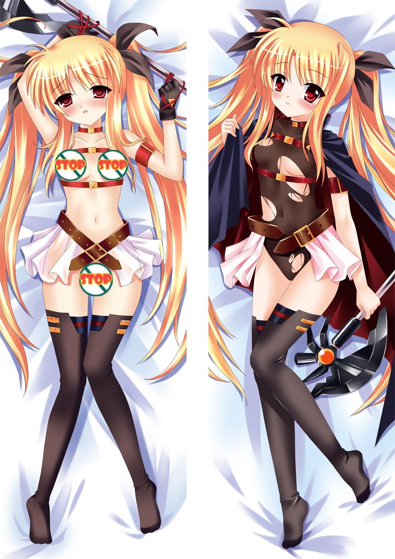 Magical Girl Lyrical Nanoha Dakimakura Body Pillow Cover image 0