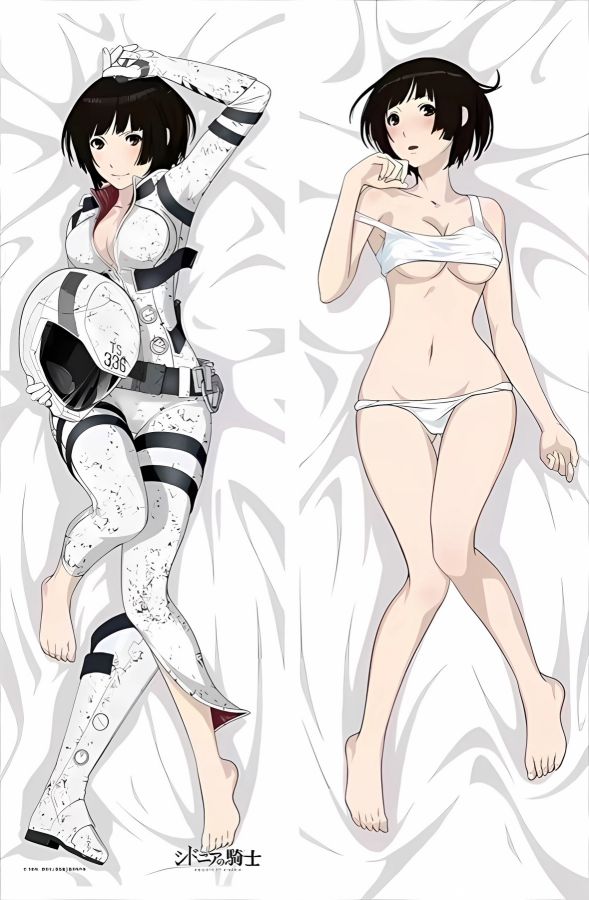 Knights of Sidonia Shizuka Hoshijiro Anime Dakimakura Body Pillow Cover image 0