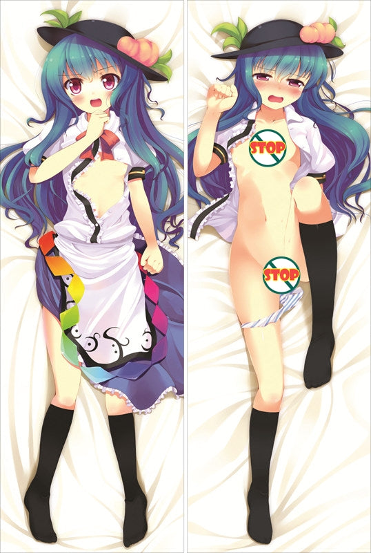 TouHou ProjectHinanawi Tenshi Anime Dakimakura Waifu Pillow Case image 0