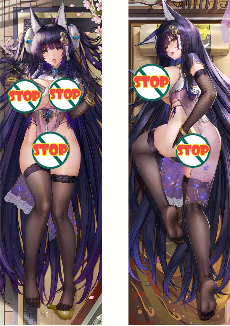 Azur Lane Musashi Anime Dakimakura Body Pillow Cover image 0