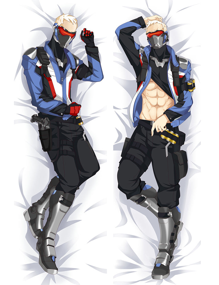 New Hot Game Overwatch OW Soldier Anime Dakimakura Hugging Body Pillow Cover Case image 0