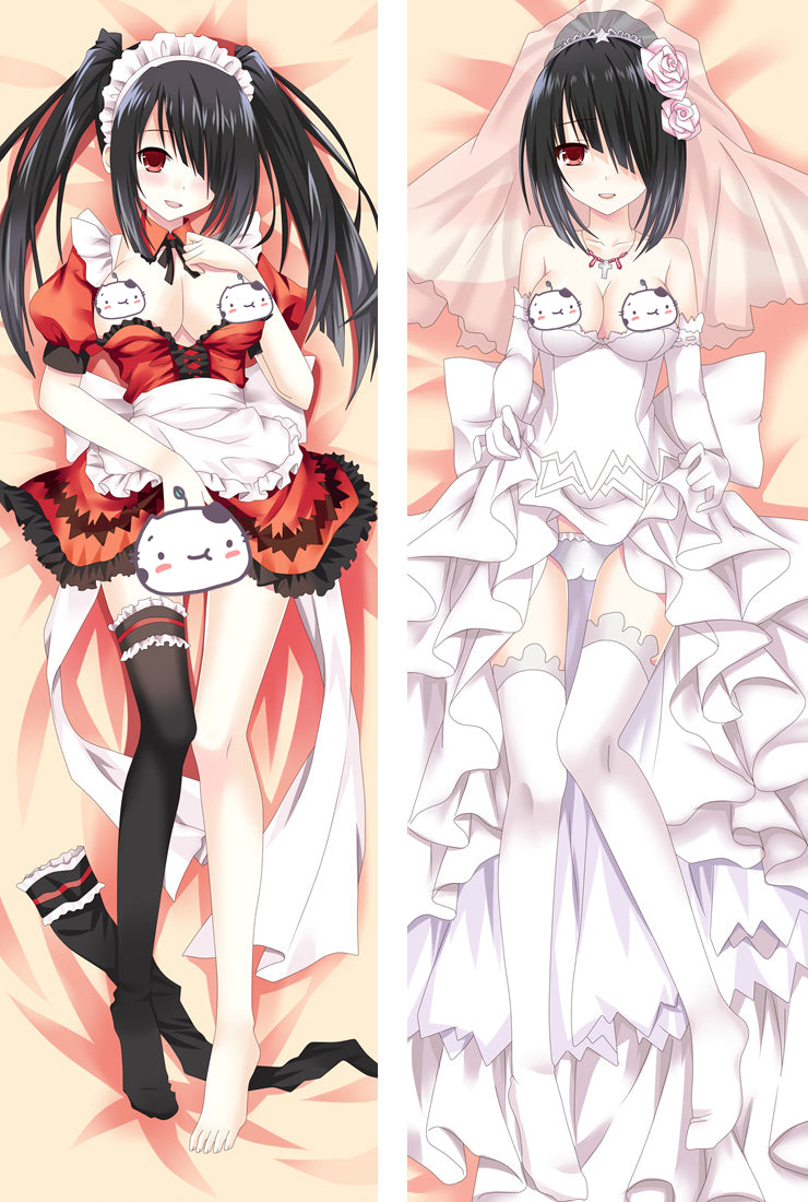 Date A Live Kurumi Tokisaki Anime Dakimakura Pillow Cover image 0