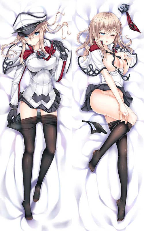 Kantai Collection Bismarck Anime Dakimakura Japanese Pillow Cover image 0
