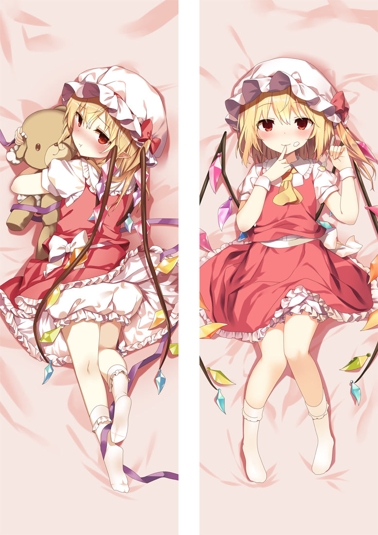 TouHou Project Flandre Scarlet Anime Dakimakura Pillow Cover image 0