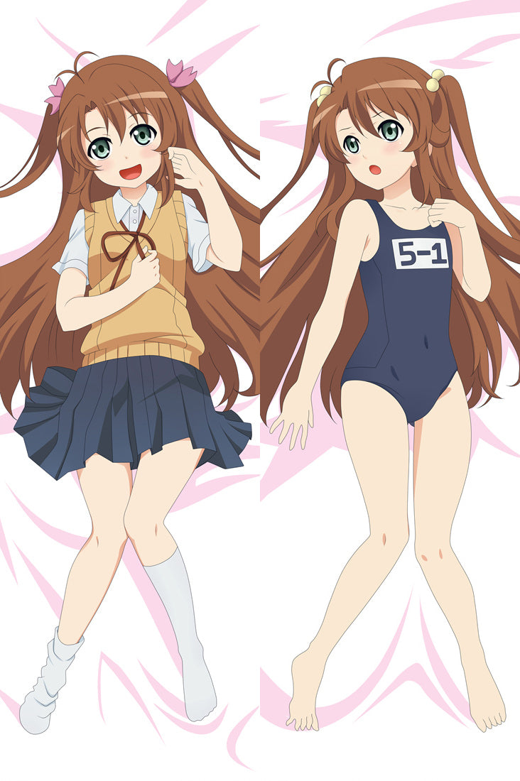 Non Non Biyori Komari Koshigaya Anime Dakimakura Pillow Cover image 0