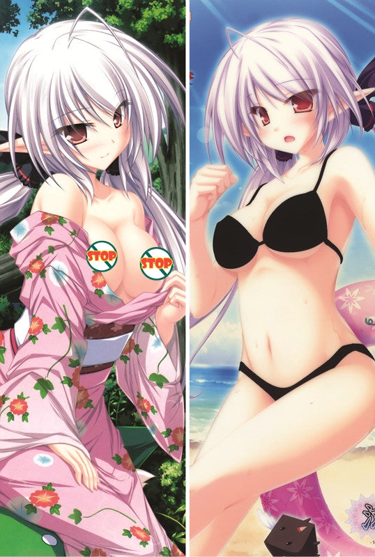 Suzukaze no Melt -Where wishes are drawn to each ot - Suzuher- Anime Dakimakura Waifu Pillow Case image 0