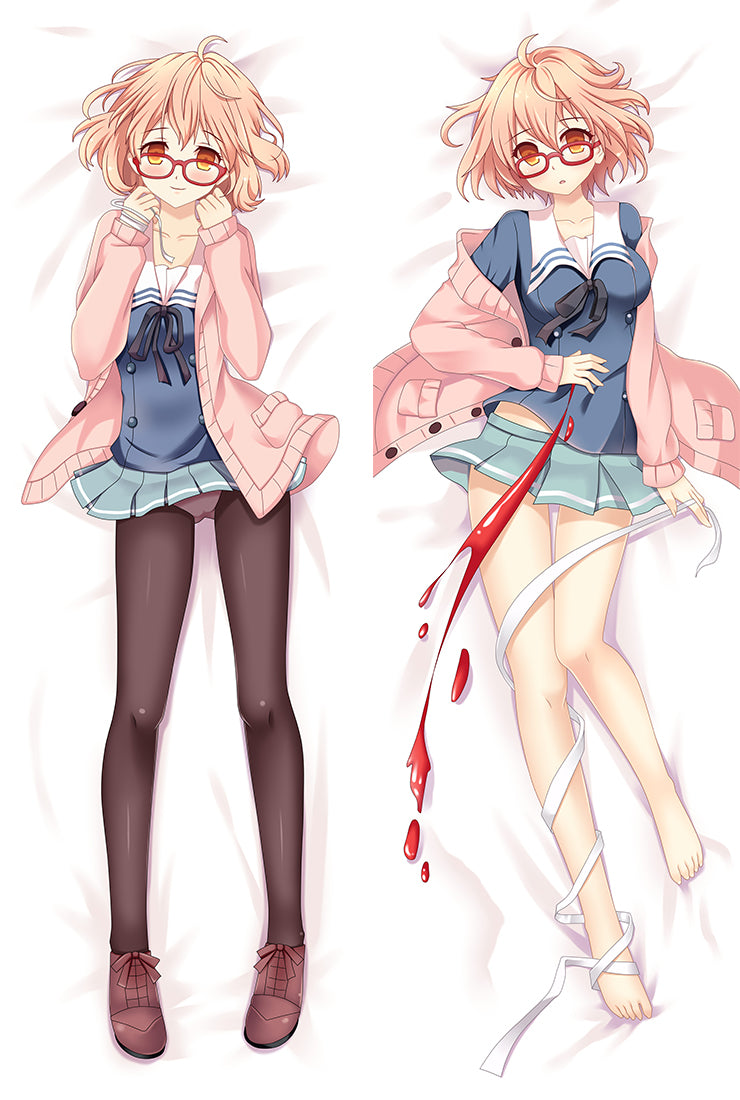 Beyond the Boundary Mirai Kuriyama Anime Dakimakura Pillow Case image 0