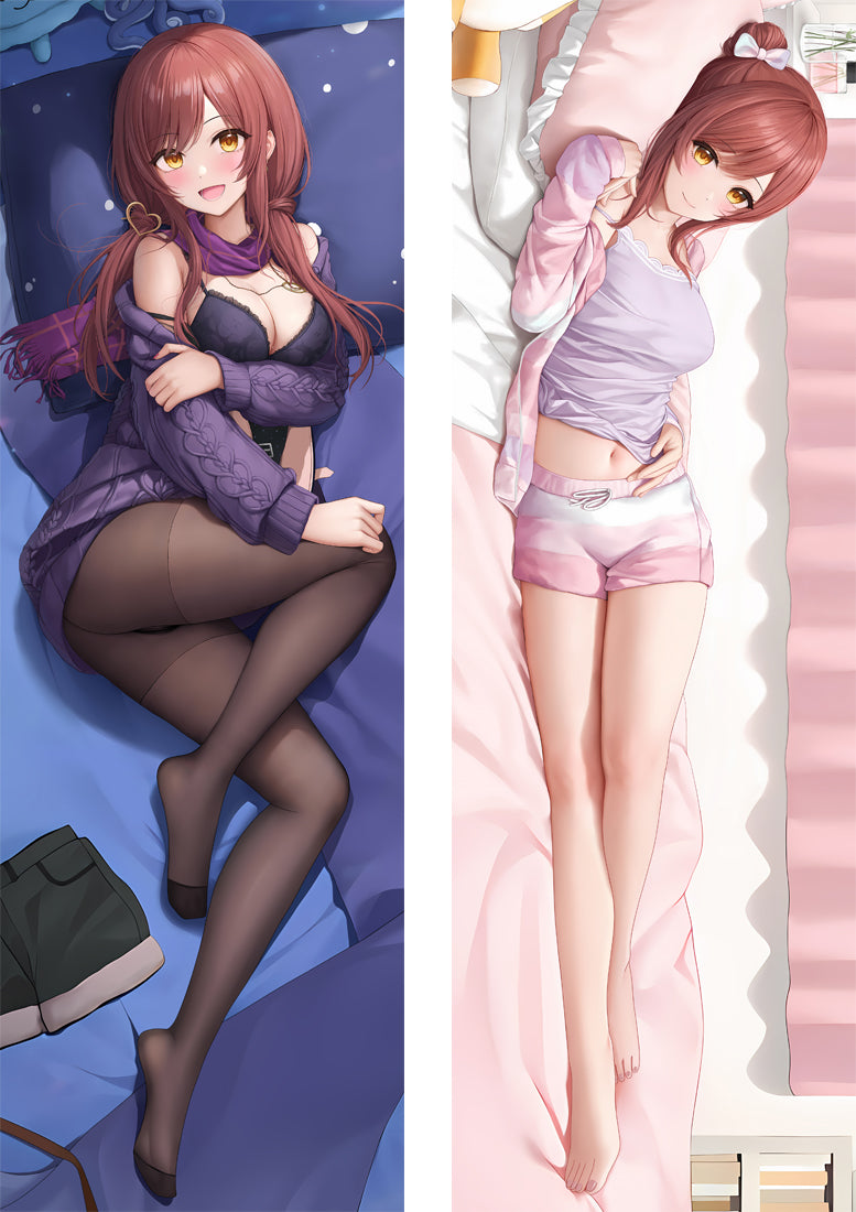 THE iDOLM@STER: Shiny Colors Oosaki Amana Anime Dakimakura Body Pillow Cover image 0