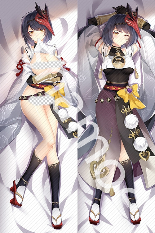 Genshin Impact Sara Anime Dakimakura Pillow Cover image 0