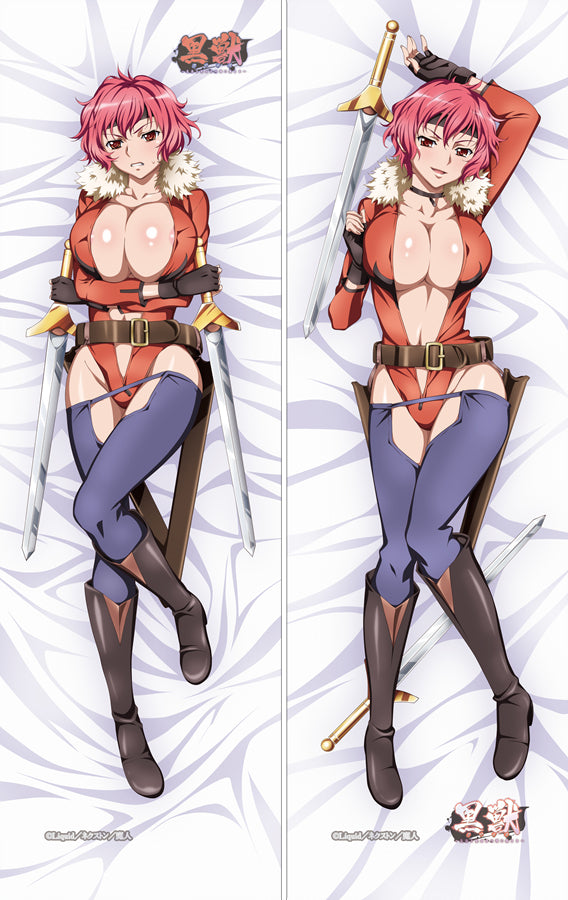 Kuroinu ~ Kedakaki Seijo wa Hakudaku ni Somaru ~Maia Anime Dakimakura Pillow Cover image 0