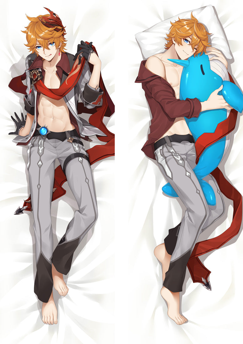 Tartaglia Anime Body Pillow Cover - Genshin Impact image 0