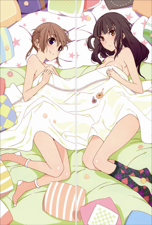MEMORIES OFF ~ AND THEN AGAIN ~ Sayori Rikimaru + Inori Misasagi Anime Dakimakura Japanese Pillow Cover image 0