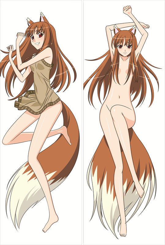 Spice and Wolf Holo Anime Dakimakura Body Pillow Cover image 0