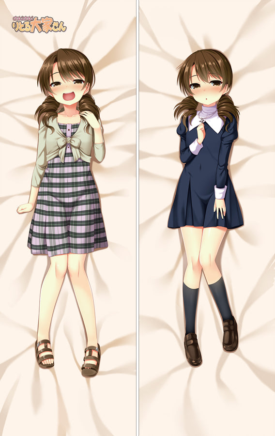 Dokidoki Let 's go home Aso Miao Anime Dakimakura Pillow Cover image 0
