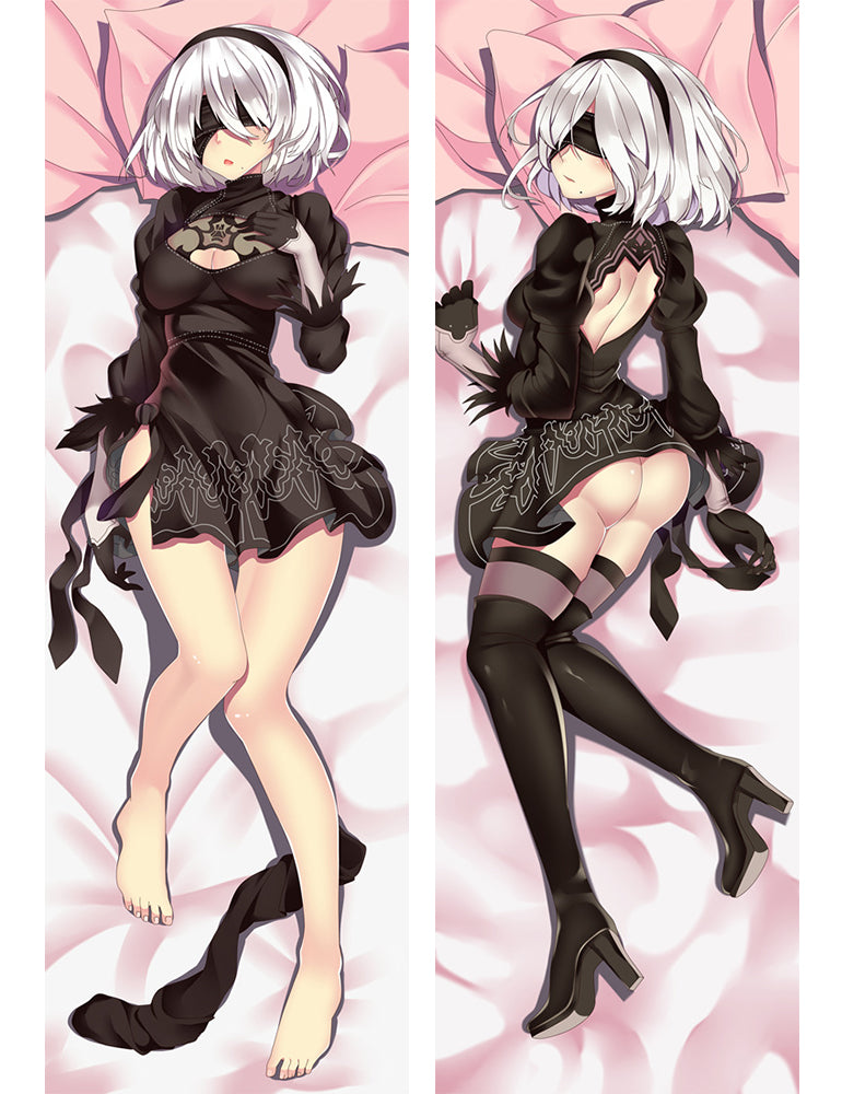 Nier: Automata YoRHa 2B Anime Dakimakura Hugging Pillow Cover image 0