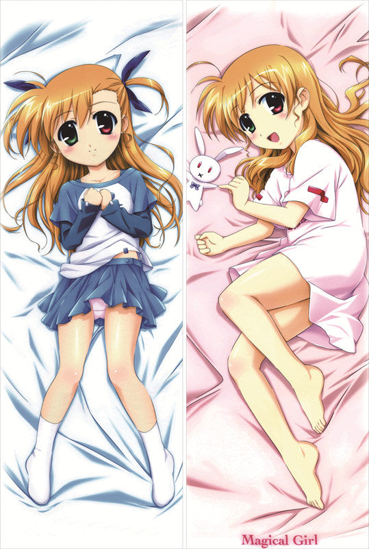 Magical Girl Lyrical Nanoha Vivio Takamachi Anime Dakimakura Body Pillow Cover image 0