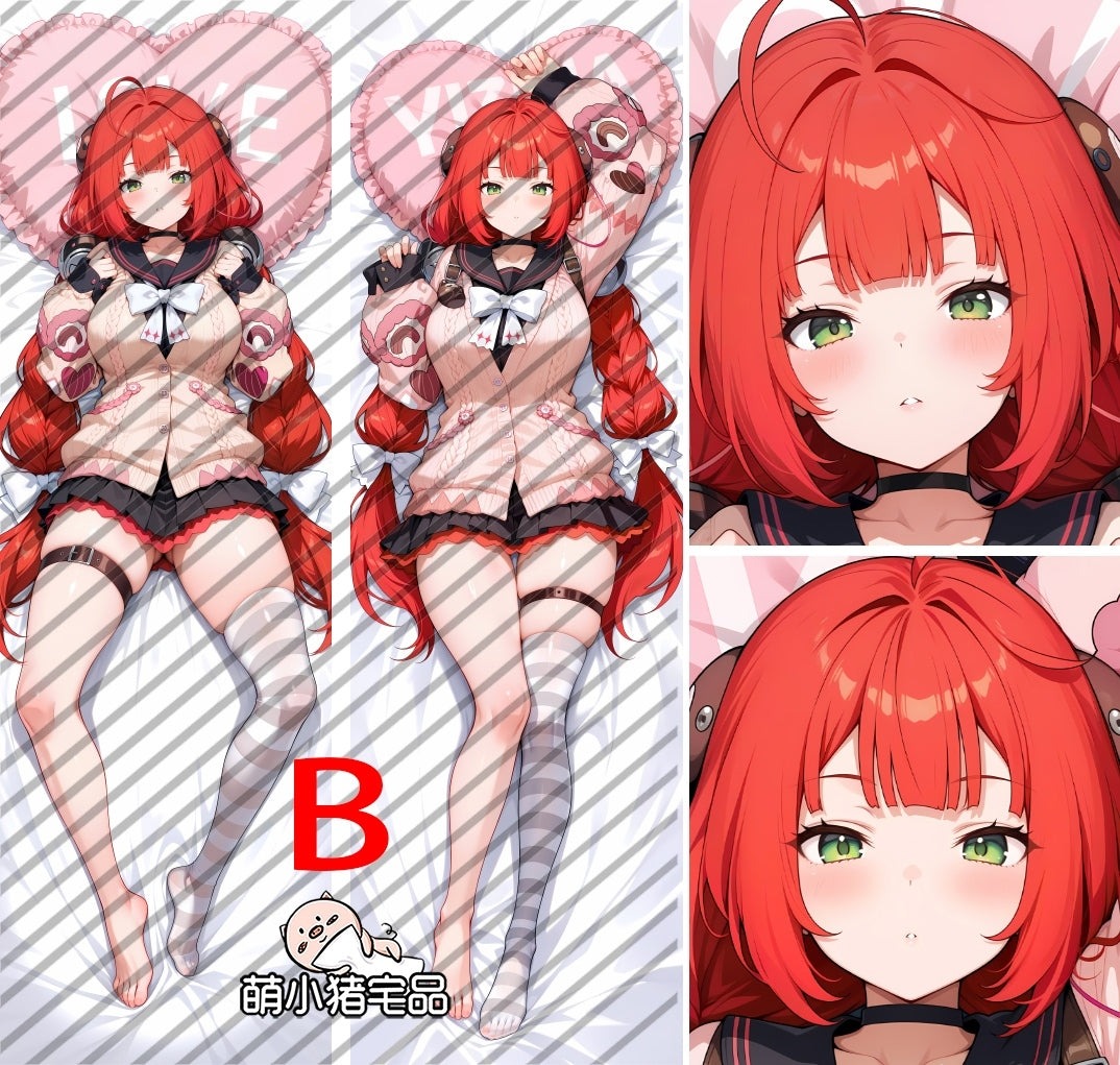 Zenless Zone Zero Ukinami Yuzuha Anime Dakimakura Body Pillow Cover image 0