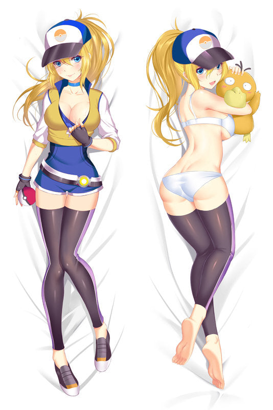 Pokemon Go Trainer Anime Dakimakura Japanese Pillow Cover image 0