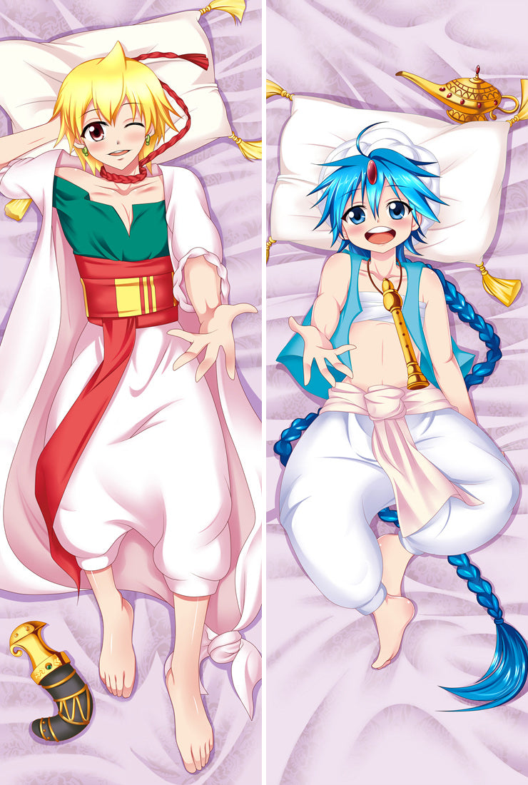 Magi: The Labyrinth of Magic Alibaba Saluja Anime Dakimakura Pillow Cover image 0