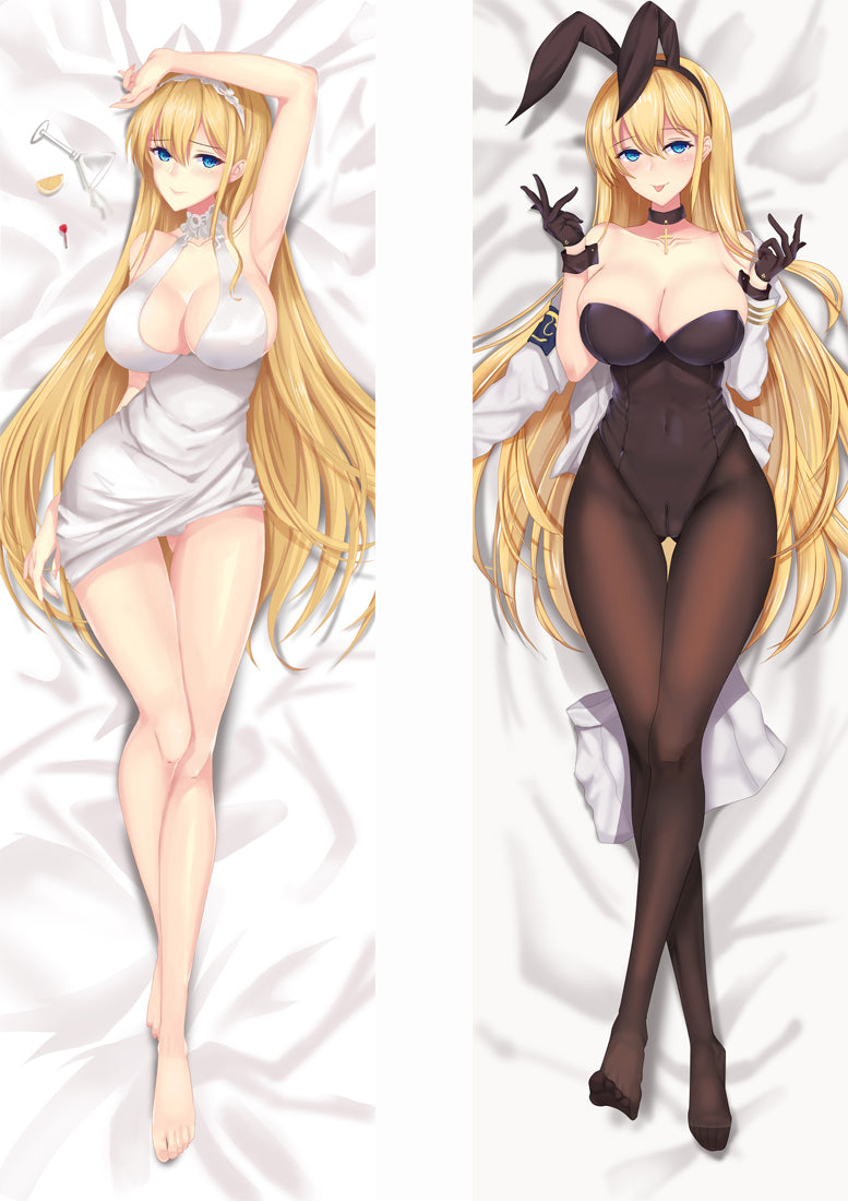 Azur Lane North Carolina Anime Dakimakura Pillow Cover image 0