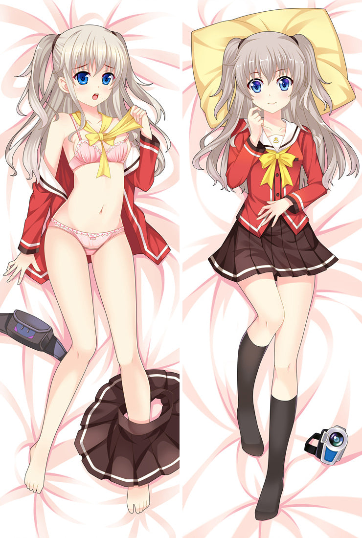 Charlotte Nao Tomori Anime Dakimakura Pillow Case image 0