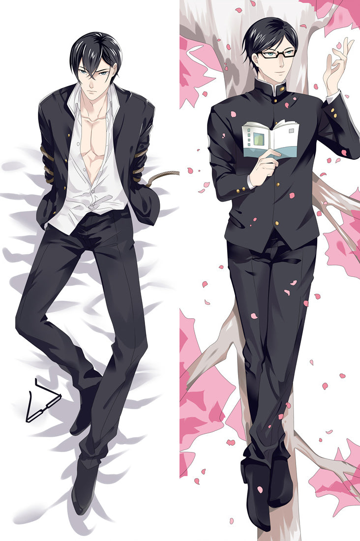 Haven't You Heard? I'm Sakamoto Sakamoto Anime Dakimakura Pillow Cover image 0