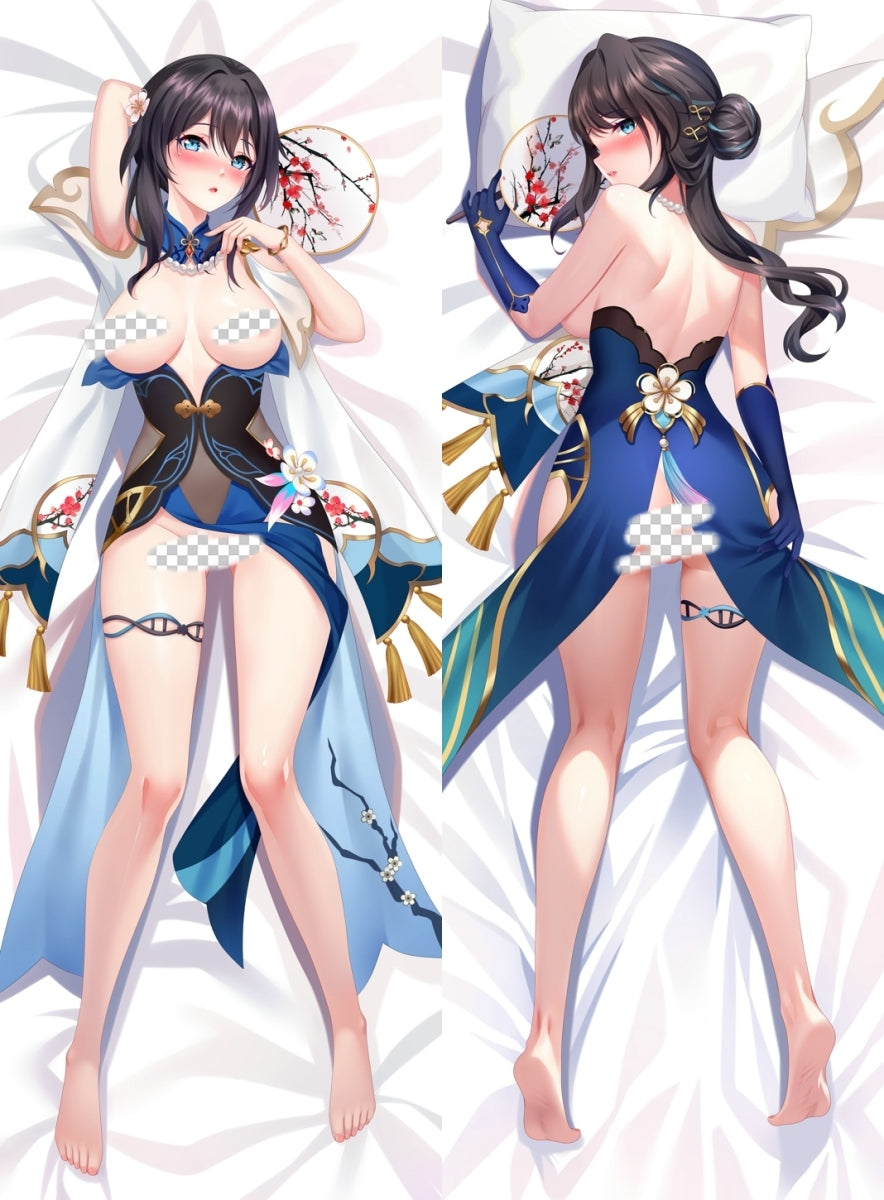 Honkai: Star Rail Ruan Mei Apart Legs With a Hole Sex Body Pillow Case image 0