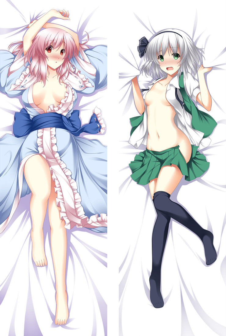 Touhou Project Konpaku Youmu Anime Dakimakura Pillow Cover image 0
