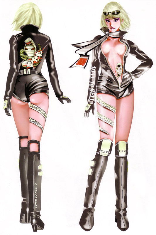 Rumble Roses Rowdy Reiko Anime Dakimakura Pillow Cover image 0