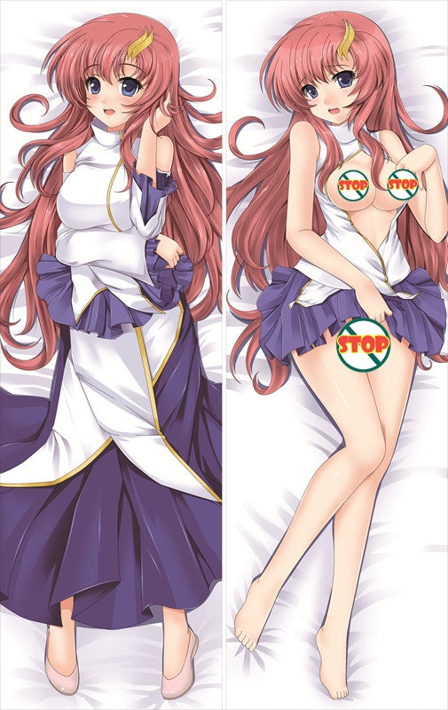 Gundam Lacus Clyne Anime Dakimakura Body Pillow Cover image 0
