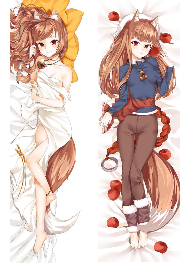 New Anime Spice and Wolf Holo Cute Girl Dakimakura Pillow Cover Case Hugging Body image 0