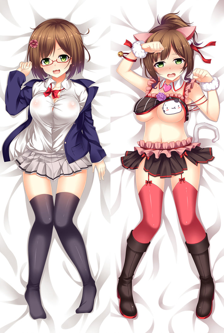 The Idolmaster Cinderella Girls Miku Maekawa Anime Dakimakura Pillow Cover image 0