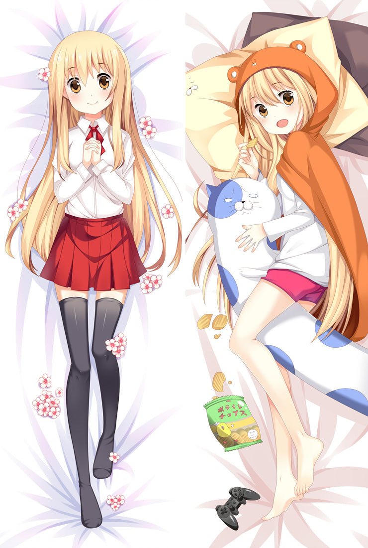 Himouto! Umaru-chan Umaru Doma Anime Dakimakura Pillow Case image 0