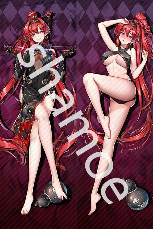 Wuthering Waves Yinlin Anime Dakimakura Girl Body Pillow Cover image 0