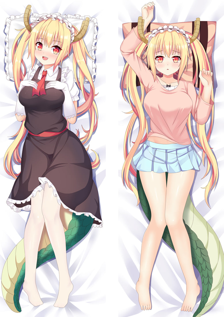 Miss Kobayashis Dragon Maid Tohru Anime Dakimakura Body Pillow Cover image 0