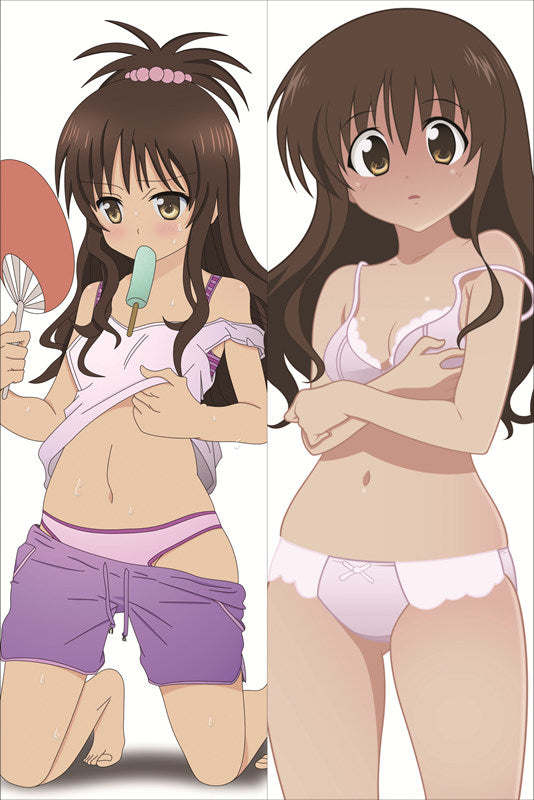 To Love-Ru Yuuki Mikan Anime Dakimakura Pillow Cover image 0