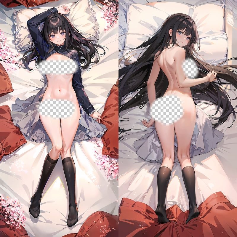 Lycoris Recoil Inoue Takina Anime Dakimakura Body Pillow Cover image 0