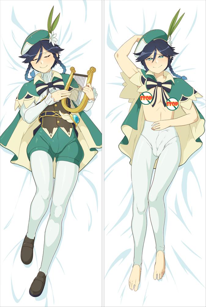 Venti Dakimakura Body Pillow Cover - Genshin Impact image 0
